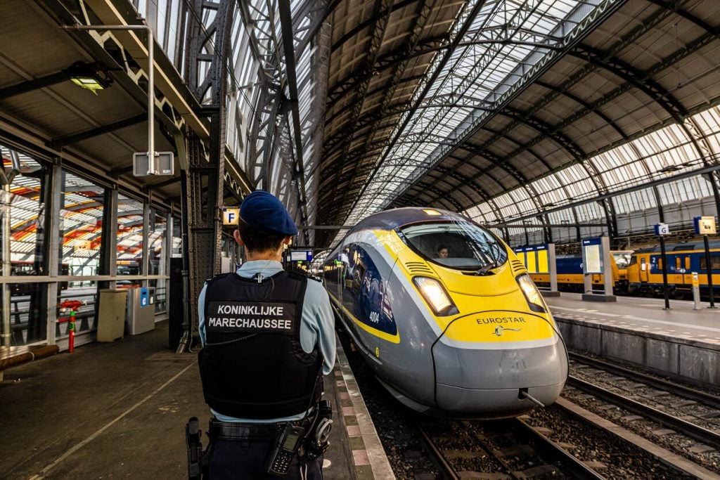 Eurostar em Amsterdã Eurostar em Amsterdã