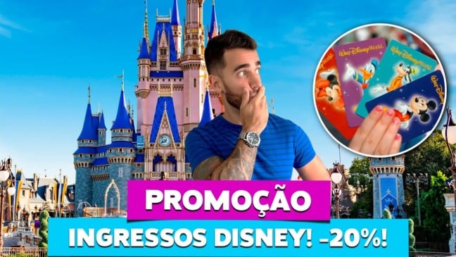 Promoção Ingressos DISNEY! Quase R$600 de desconto!