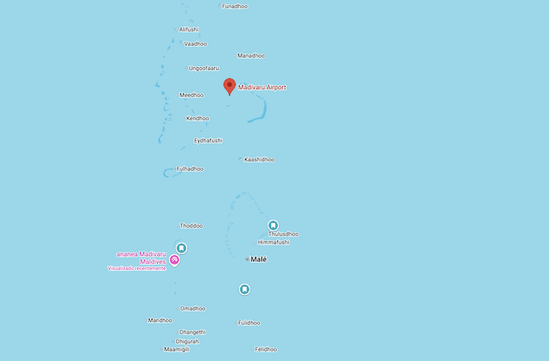 Mapa aeroporto Madivaru Mapa aeroporto Madivaru