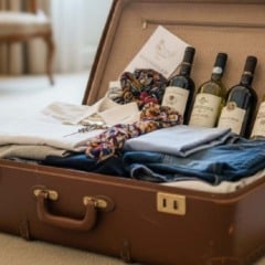 Garrafas de bebidas em voos nacionais e internacionais