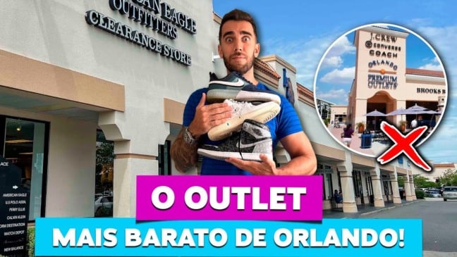 O Outlet mais barato de ORLANDO! Ponta de estoque! 