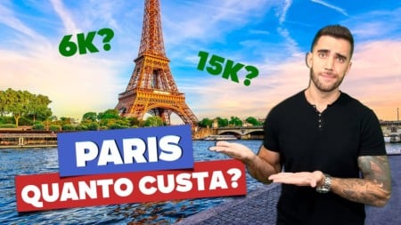 Quanto custa viajar a PARIS! Modo econômico e conforto! 