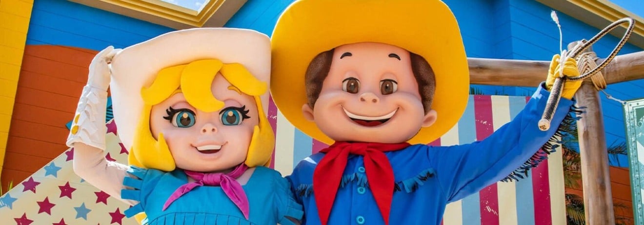 Fotos com Betinho e Lully no Beto Carrero World