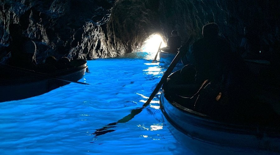 Gruta Azul em Capri