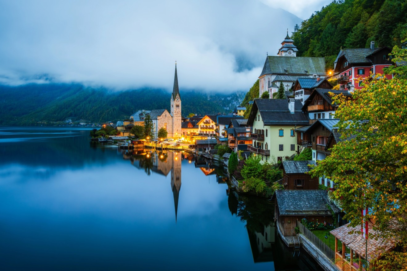 Hallstatt na Áustria Hallstatt na Áustria