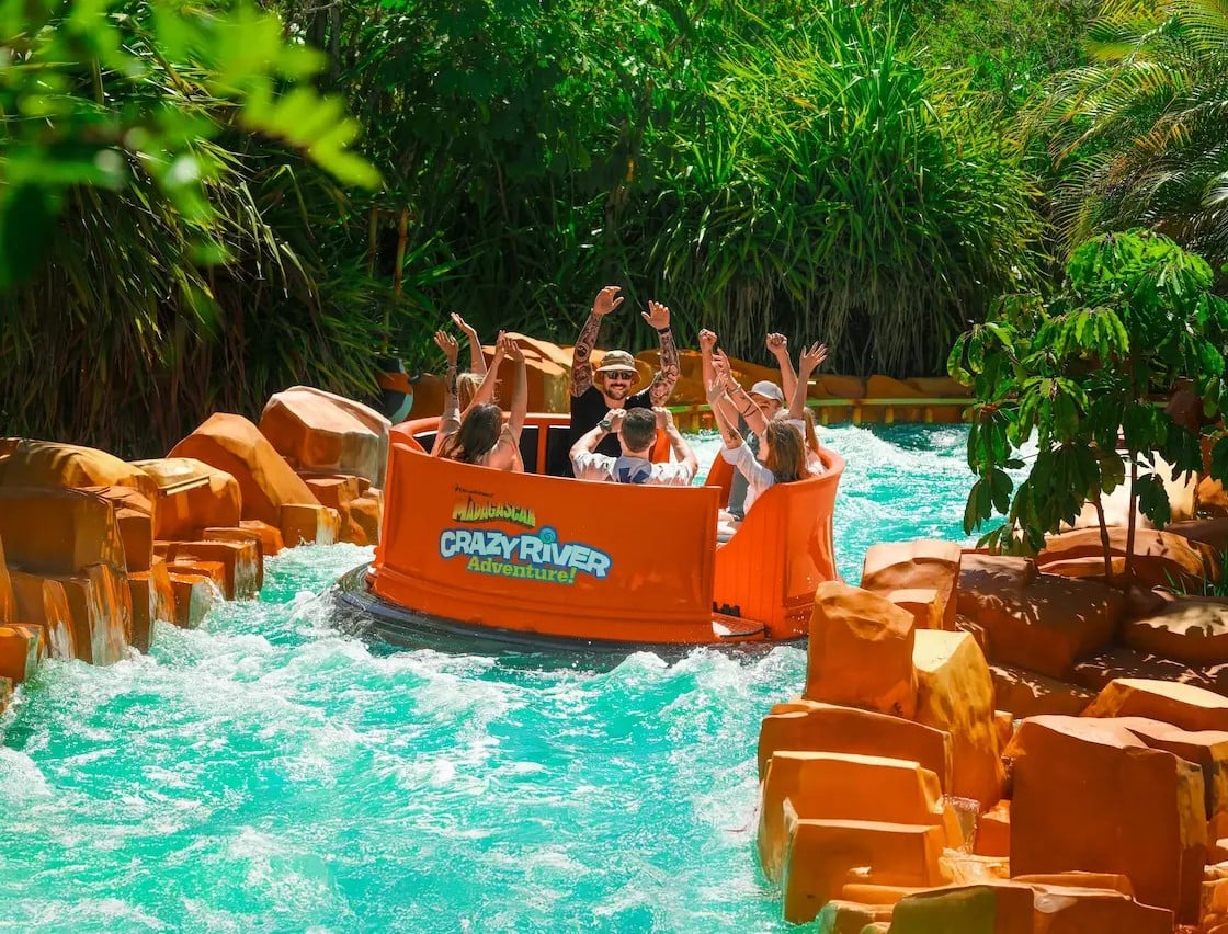 Madagascar Crazy River Adventure no Beto Carrero World