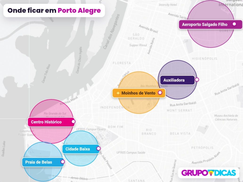 Mapa de Porto Alegre Mapa de Porto Alegre