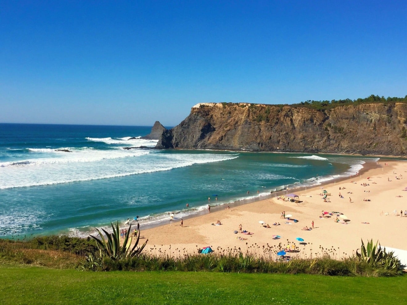 Praia de Odeceixe em Portugal Praia de Odeceixe