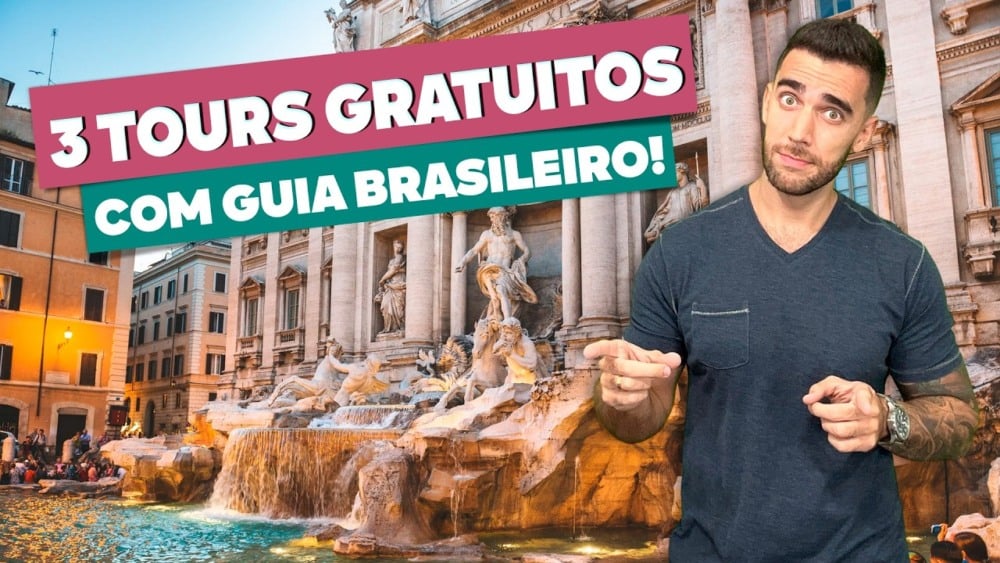 3 Tours Gratuitos por ROMA! Com guia brasileiro!