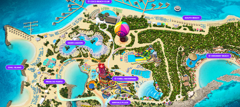 Cococay: a incr&iacute;vel ilha particular da Royal Caribbean