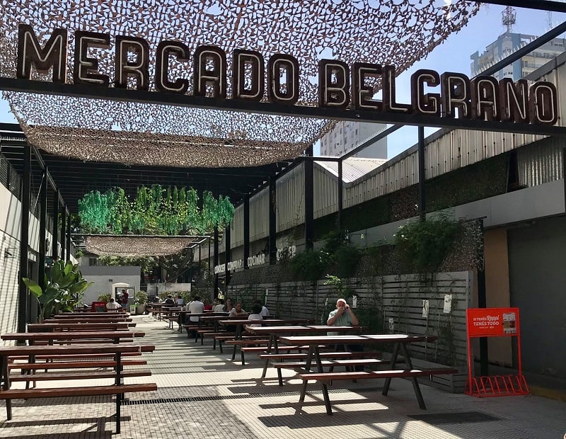 Mercado Belgrano em Buenos Aires