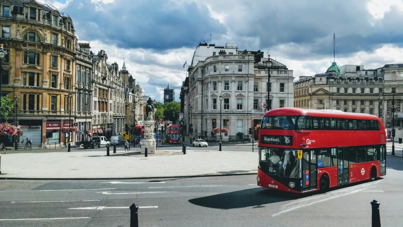 Ônibus em Londres Ônibus em Londres
