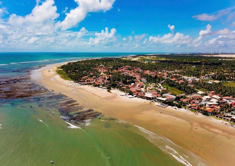 Praia de Flecheiras no Ceará Praia de Flecheiras no Ceará