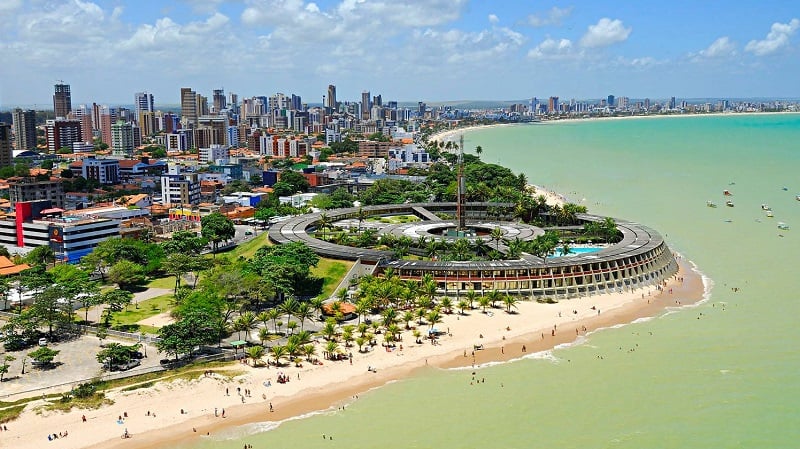 Praia de Tamba&uacute; em Jo&atilde;o Pessoa