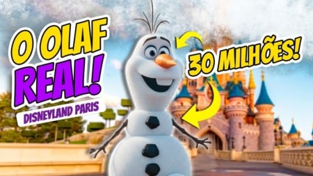 A Disney criou o OLAF de verdade! 30 milhões de dólares! A Disney criou o OLAF de verdade! 30 milhões de dólares!