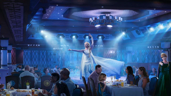 Arendelle A Frozen Dining Adventure no Cruzeiro da Disney