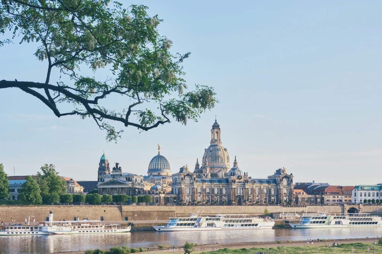 Vis&atilde;o ampla de Dresden