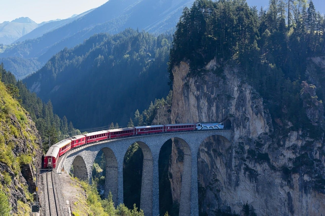 Percurso do Glacier Express Glacier Express
