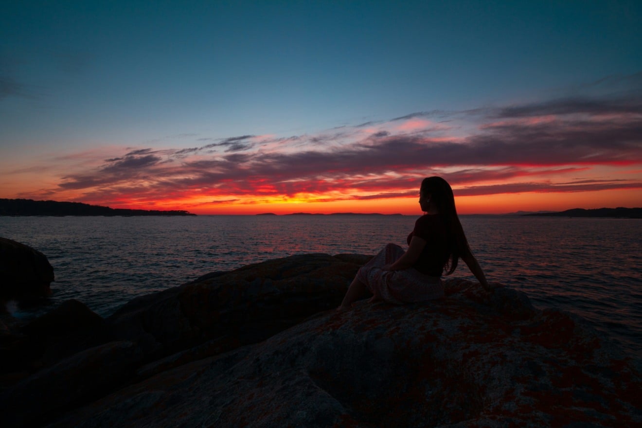 Entardecer nas Ilhas Cíes Ilhas Cíes