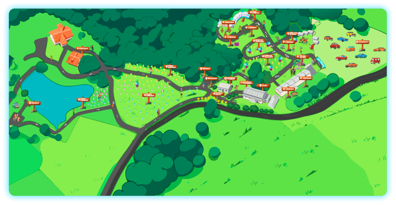 Mapa do Lumni Gramado Mapa do Lumni Gramado