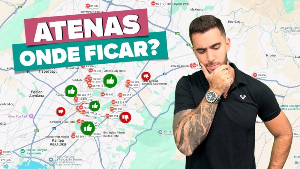 Onde ficar em ATENAS! Melhor região, hotéis bons e baratos!