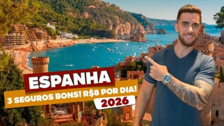 Seguro Viagem Obrigatório para ESPANHA! BOM e BARATO! 