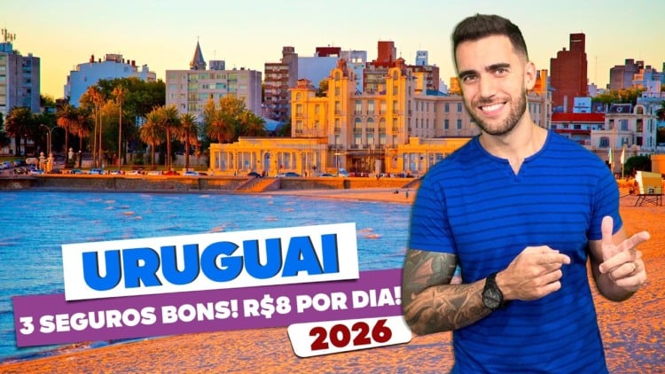 Seguro Viagem para o URUGUAI! BOM e BARATO! R$8/dia! 2026