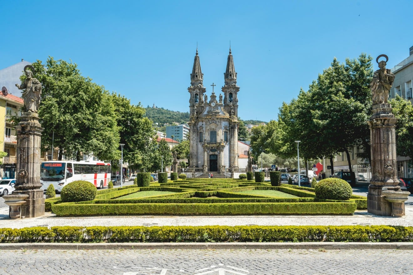 Praça em Guimarães Praça em Guimarães