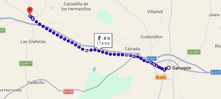 Sahag&uacute;n at&eacute; El Burgo Ranero