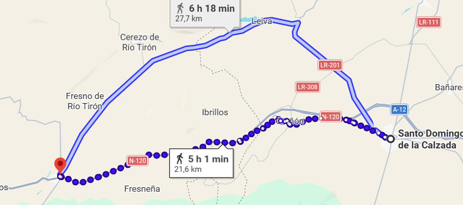 Santo Domingo de la Calzada at&eacute; Belorado