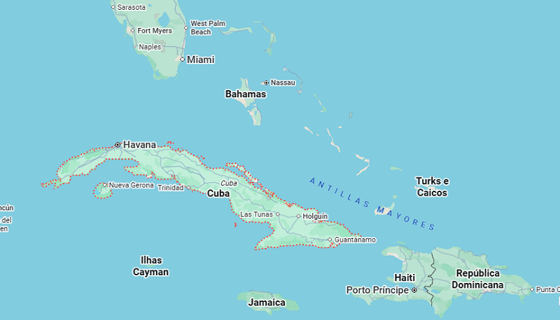 Mapa: Cuba Mapa: Cuba