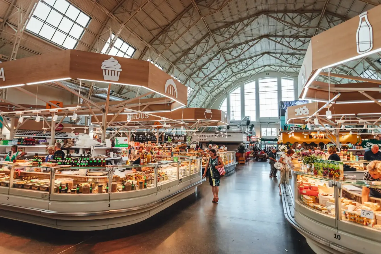 Mercado em Riga Mercado em Riga