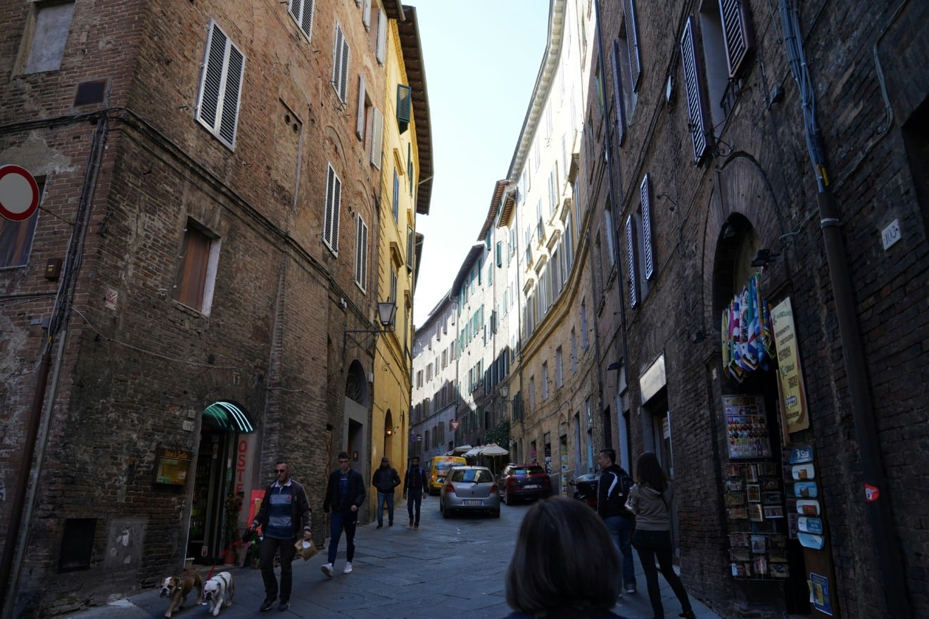 Ruas da cidade de Siena Ruas da cidade de Siena