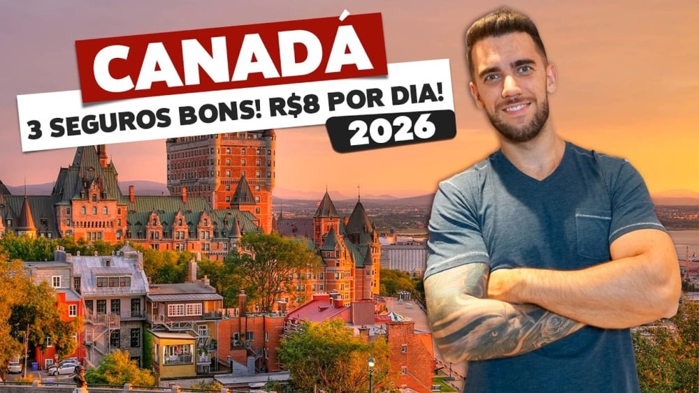 Seguro Viagem para o CANADÁ BOM e BARATO! R/dia! 2026 Seguro Viagem para o CANADÁ BOM e BARATO! R/dia! 2026