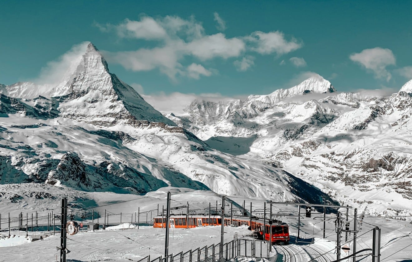 Gornergrat na Suíça Gornergrat na Suíça