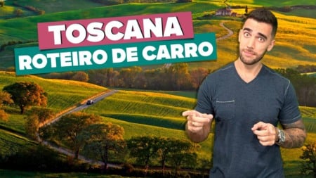 Roteiro de carro pela TOSCANA! Cidades e vinícolas!