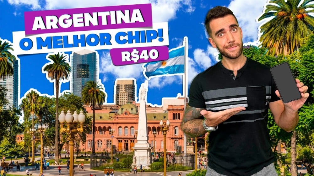 Melhor chip e eSIM de viagem para ARGENTINA! Buenos Aires, Bariloche, Mendoza...