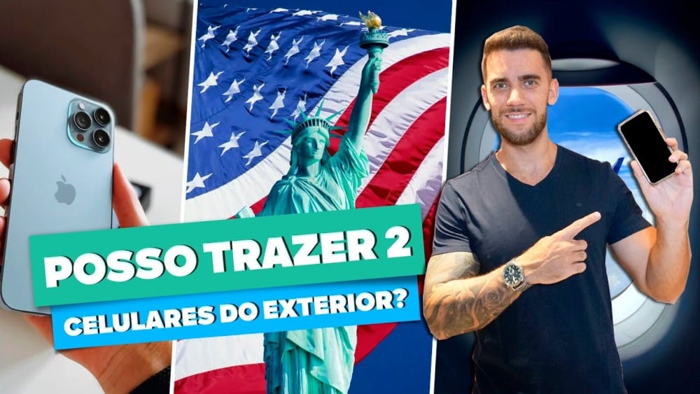 Posso trazer DOIS CELULARES do exterior para o Brasil? Posso trazer DOIS CELULARES do exterior para o Brasil?