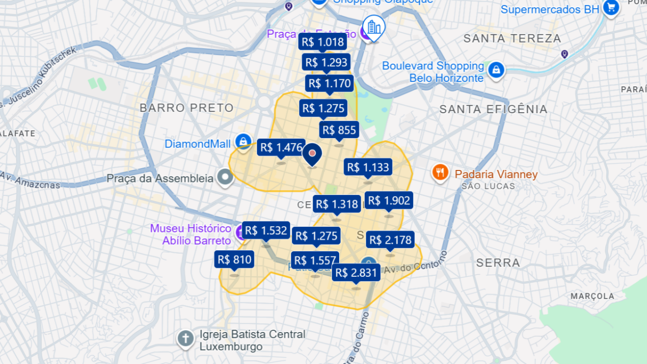 Área favorita dos hóspedes em Belo Horizonte Área favorita dos hóspedes em Belo Horizonte