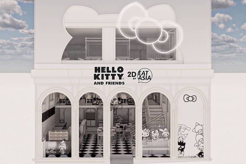 Hello Kitty - restaurante 2D Hello Kitty - restaurante 2D