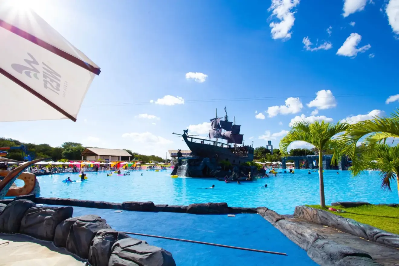 Navio Pirata no West Acqua Park Navio Pirata no West Acqua Park
