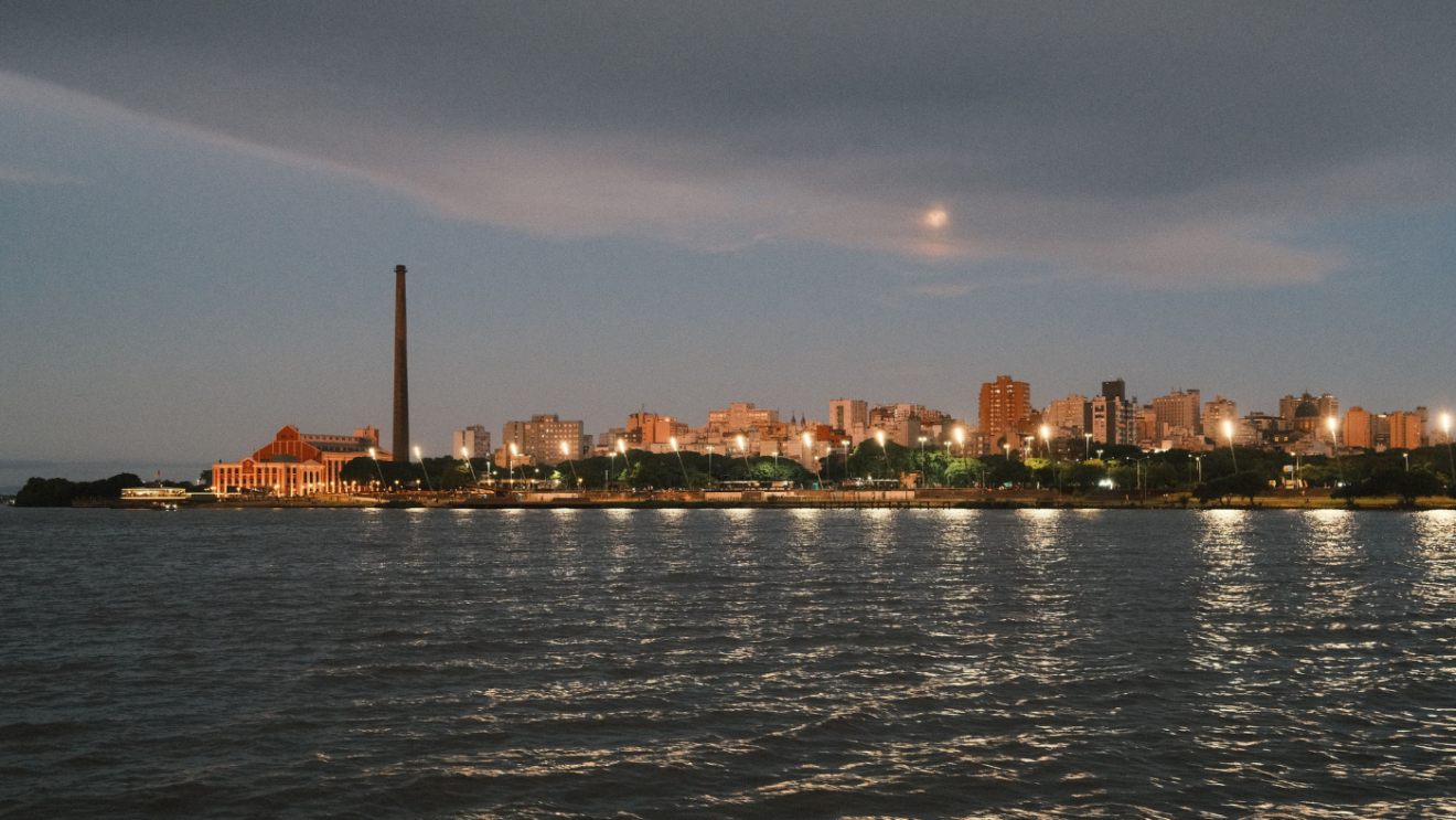 Porto Alegre à noite Porto Alegre à noite