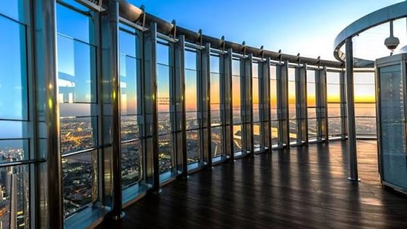 Burj Khalifa - níveis 124 e 125 Burj Khalifa - níveis 124 e 125