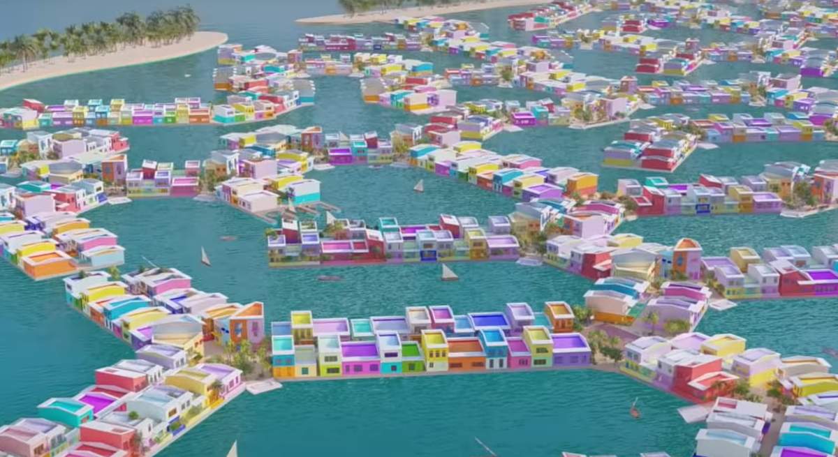 Cidade flutuante - Maldivas Cidade flutuante - Maldivas