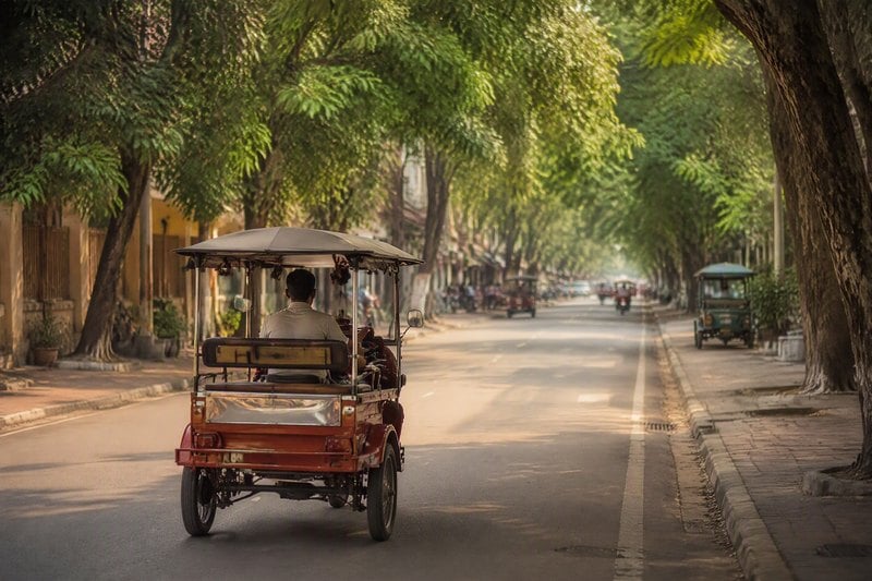 Tuk tuk em Siem Reap Tuk tuk em Siem Reap