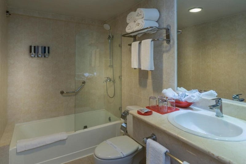 Banheiro do All Inclusive Occidental Caribe em Punta Cana Banheiro do All Inclusive Occidental Caribe em Punta Cana
