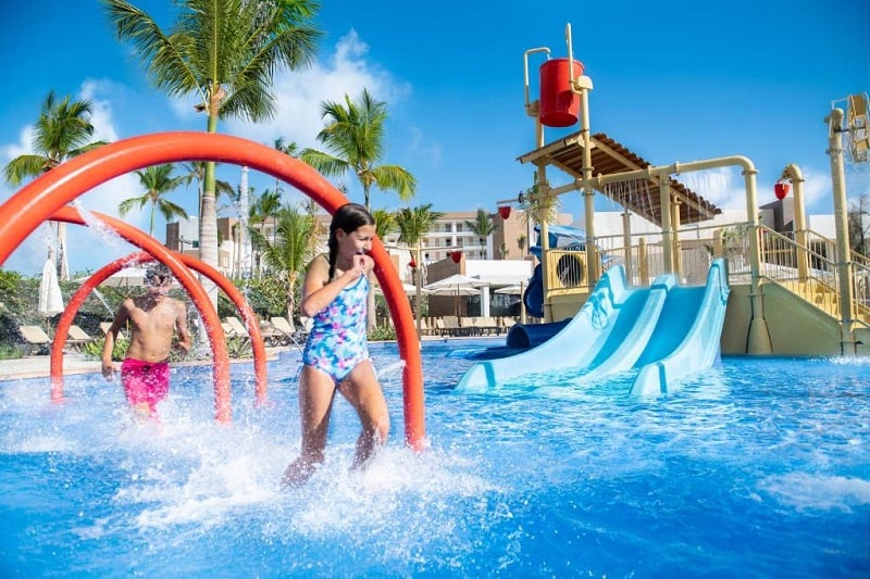 Parque aquático do Hyatt Ziva Cap Cana em Punta Cana Parque aquático do Hyatt Ziva Cap Cana em Punta Cana