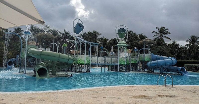 Parque aquático no Meliá Caribe Beach em Punta Cana Parque aquático no Meliá Caribe Beach em Punta Cana
